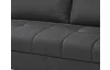 Rohová sedací souprava Paris, antracitová látka, levý roh