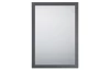 Nástěnné zrcadlo Thea 48x68 cm, antracit