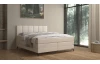 Postel boxspring Bergamo 180x200 cm, světle krémová látka