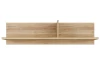 Nástěnná police Arank 120 cm, dub mauvella