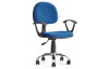 Dětská židle Erfon, modrá látka
