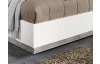 Postel Siegen 180x200 cm, bílá/šedý beton