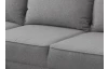 Rohová sedací souprava Livorno, šedá tkanina