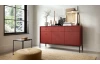 Široká komoda Mono, červená