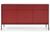 Široká komoda Mono, červená