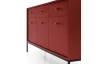 Široká komoda Mono, červená