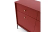 Široká komoda Mono, červená