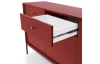 Široká komoda Mono, červená