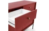 Široká komoda Mono, červená