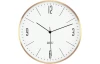 Nástěnné hodiny 30 cm, zlatý kov