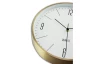 Nástěnné hodiny 30 cm, zlatý kov