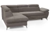 Rohová sedací souprava Gisele, béžová taupe látka, levý roh