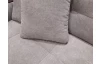 Rohová sedací souprava Harry, světle šedá látka