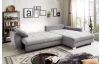 Rohová sedací souprava Harry, světle šedá látka