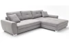 Rohová sedací souprava Harry, světle šedá látka