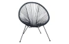 Zahradní křesílko Rose, černé