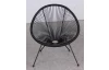 Zahradní křesílko Rose, černé