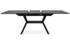 Jídelní stůl s funkcí rozkladu Hero 160x90 cm, imitace šedého kamene