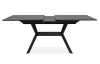 Jídelní stůl s funkcí rozkladu Hero 160x90 cm, imitace šedého kamene