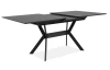 Jídelní stůl s funkcí rozkladu Hero 160x90 cm, imitace šedého kamene