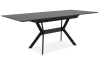 Jídelní stůl s funkcí rozkladu Hero 160x90 cm, imitace šedého kamene