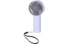 Ruční ventilátor USB nabíjení, bílý, 6,5x14 cm