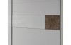 Šatní skříň Kirchberg, 218 cm, bílá/dub