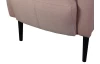 Křeslo ušák Canto, růžová tkanina