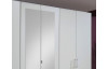 Šatní skříň Freiburg, 270 cm, bílá/grafit