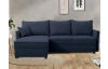 Rohová sedací souprava Livorno, tmavě modrá tkanina