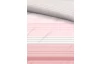 Povlečení linon, růžové, proužky