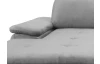 Rohová sedací souprava Vespa, světle šedá látka, levý roh
