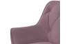 Křeslo Ludwik, starorůžová látka