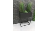 Stojan na kytky Flora 45x20 cm, černý