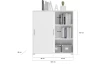 Skříňka Switch 100 cm, bílá