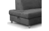 Rohová sedací souprava Brico, středně šedá látka, levý roh