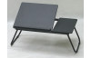 Polohovatelný přenosný stolek Laptop, černý
