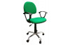 Dětská židle Erfon, zelená látka