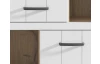 Polovysoká skříňka Elara, dub/bílá
