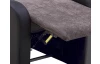 Polohovatelné TV křeslo Efem, černé