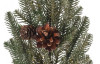 Vánoční umělá větev Borovice s šiškami, 60 cm