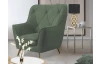 Křeslo Ludwik, olivově zelená látka
