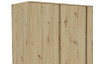 Šatní skříň Carlos, dub artisan, 152 cm