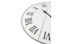 Nástěnné hodiny 60 cm, bílá vintage, MDF