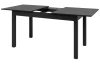 Rozkládací jídelní stůl Coburg 137x80 cm, antracitový