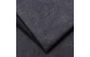 Rohová sedací souprava Lotos, tmavě šedá látka, pravý roh