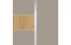 Šatní skříň Indiana A, 250 cm, šedá sahara/dub artisan