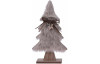Vánoční dekorace stromeček s kožešinou 40 cm