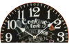 Nástěnné hodiny Cooking with love, 30 cm