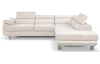Rohová sedací souprava Lotos, krémová látka, pravý roh